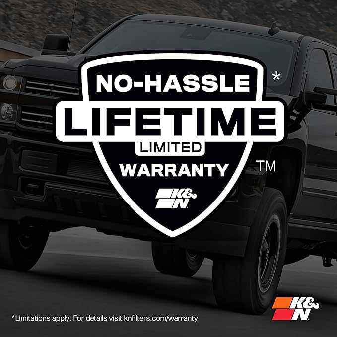 K&N High-Flow Original Lifetime Engine Air Filter: Increase Power: Premium, Washable: Compatible with 2002-2020 TOYOTA: 4Runner, Tacoma, Tundra, FJ, Hilux, Land Cruiser, 33-2281
