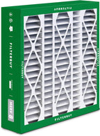 Filterbuy 20x25.25x3.5 Air Filter MERV 8 Essential Dust & Allergy Defense (2-Pack), Pleated HVAC AC Furnace Filters for AprilAire Space-Gard 102 & 2120 (Actual Size: 19.94 x 25.38 x 3.75)