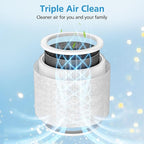 4 Pack Core Mini Replacement Filter for LEVOIT Core Mini-P Air Purifiers, Core Mini-RF Filter Replacement