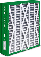 Filterbuy 24.5x27x5 Air Filter MERV 8 Essential Dust & Allergy Defense (4-Pack), Pleated HVAC AC Furnace Filters for Trane, American Standard, Honeywell, and More (Actual Size: 24.06 x 26.13 x 4.97)