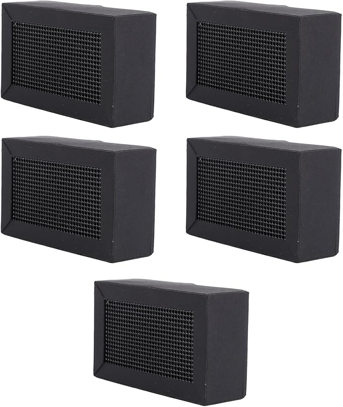 5Pcs Replacement Carbon Filters Activated Charcoal Block Parts Replaceable High Density Activated Carbon Filter for Lab P1P P1S X1 P1 Most Mini 3D Printer Purifiers