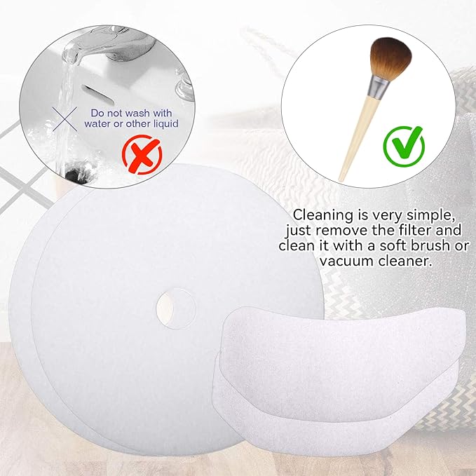Imncya 20 Pcs Compatible Cloth Dryer Filter Set, Cloth Dryer Replacement Include 16 Dryer Exhaust Filters, 4 Dryer Air Intake Filters for Panda, Magic Chef, Sonya and Avant Dryers