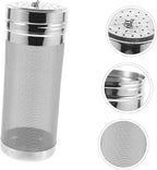 Stainless Steel Hop Filter with Lid for Home Brewing Strainer Portable and Lightweight Beer Filtering Tool Easy to Clean for Maximum Flavor Extraction