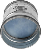 6" Inch Inline Round Duct Filter - G4 Class Filter with Mesh Screen - Dust Collection and Air Purification - Rigid or Flexible Vent Hose Filter