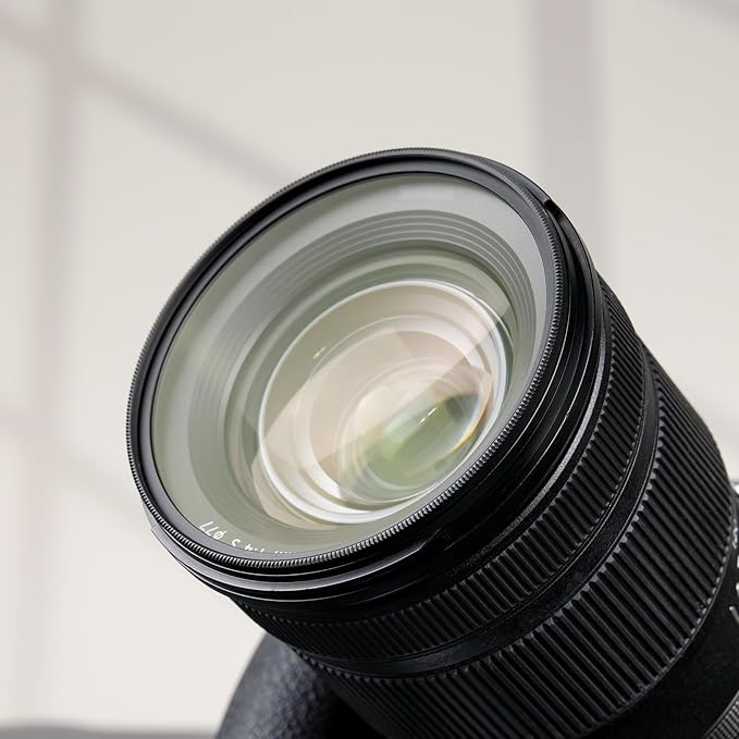 JJC 77mm Ultra Low Reflectivity UV Lens Protection Filter with 44 Multi-Coated, Waterproof Oil-Proof Scratch Resistant HD Camera Lens Filter