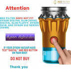 Dyson V15 Filter, 2-Pack Premium True HEPA Replacement Filters Compatible with Dyson V15 Detect, V15 Detect Absolute, V15 Submarine, V15 Detect Filter, V11 Animal Filter, V11 Filter, Part no 970013-02