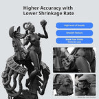 ANYCUBIC ABS-Like Resin 3.0, 3D Printer Resin with Enhanced Strength and Toughness, High Precision and Minimal Shrinkage, Wide Compatibility for All LCD Resin 3D Printers (Black, 2kg)