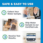 Safe Home® Arsenic in Drinking Water Test Kit – in-Lab Water Analysis by EPA-Certified Laboratory – Detects Dissolved & Solid Arsenic (Total) – Tap, Well, or Groundwater – Made in USA