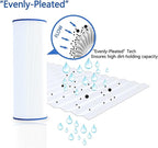 Cryspool® 04072 Filter Compatible with PRB25-IN Hot Tub Filter, C-4326, FC-2375, 3005845, R172327, R173429, 33521, 25392, 817-2500, 5X13 Drop in Spa Filter, 2 Pack