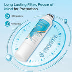 ICEPURE Alkaline DA29-00020B Refrigerator Water Filter Replacement for Samsung HAF-CIN/EXP HAF-CIN, DA29-00020A/B, DA29-00020B-1, 46-9101, RF28HMEDBSR, RF263BEAESR, HDX FMS-2, Enhances PH, 1Pack
