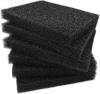 Aquarium Bio Fitler Media Sponge, 6.28 x 5.5 x 0.78 inch Foam Filter Pad Compatible to ML350 (6)