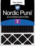 Nordic Pure 20x25x5 (Actual Size: 19 7/8 x 24 7/8 x 4 3/8) Honeywell/Lennox Replacement Odor Reduction Merv 8 Filter 1 PK