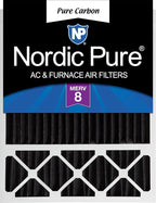 Nordic Pure 20x25x5 (Actual Size: 19 7/8 x 24 7/8 x 4 3/8) Honeywell/Lennox Replacement Odor Reduction Merv 8 Filter 1 PK