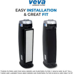Veva 2 HEPA Air Filters & 6 Carbon Pre-Filters Replacement Filter C Compatible with Germguardian FLT5000/FLT5111 FLT5250PT, AC5000, AC5000E, AC5250PT, AC5350B, AC5350BCA, AC5350W, AC5300B
