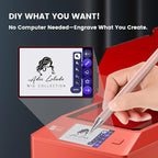 AlgoLaser 10W Smart Laser Engraver Machine, Class 1 Portable Laser Cutter with Built-in AlgoOS System, No Computer Required, Laser Engraving Machine for Metal, Wood, Acrylic, Leather.
