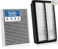 Engine+Cabin Air Filters Fit for 2018-2023 Hyundai Kona 1.6L 2.0L, 2020-2025 2026 Kia Soul 1.6L Engine Air Filter Replacement Automotive Accessories 97133-D1000 28113-F2000