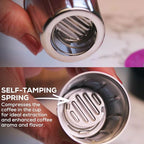 EZ-Cup Stainless Steel 1-Stream Reusable K Cup Coffee Pod for Keurig + 25 Disposable Paper Filters - Refillable Capsule Compatible with Keurig and Other Select Coffee Makers