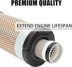 10560411400 19480413500 Outer & Inner Air Filter Fit for Mahindra 1500 and 1600 Series Tractors, Including 1533, 1538 and 1640 Models