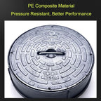 Septic Tank Lids, Manhole Cover with Handle, Sturdy and Pressure-Resistant, Suitable for Green Belts, Residential Areas and Construction Sites(63 cm/25 in)