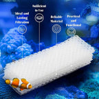 Maxcheck 10 Pcs Biological Filter Screens Bio-Screen Pad Filter Pad for Aquarium Filtration System(Compatible with C3)