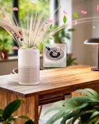 2 Pack Air Purifier for Home Bedroom with H13 True HEPA Filter for Smoke, Smokers, Dust, Odors, Pollen, Pet Dander | Quiet 99.9% Removal to 0.1 Microns | Pink Available for California