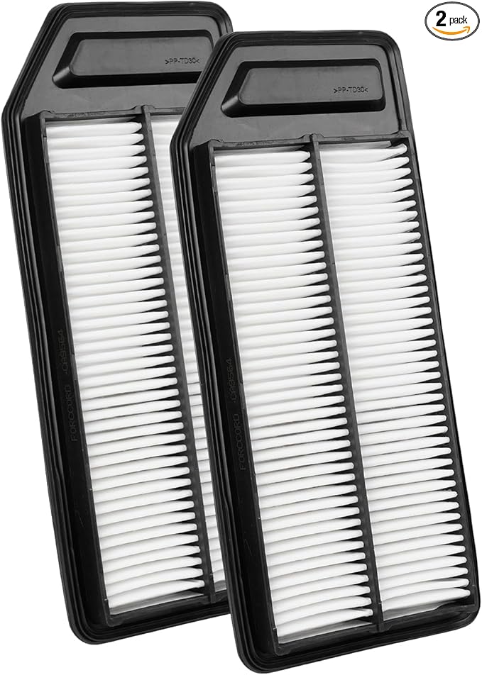 2-PACK Engine Air Filter Fits for Acura TSX 2004-2008 2.4L, Honda Accord 2003-2007 2.4L Air Filter Replacement CA9564 Car Accessories