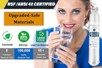 FILTER3 4396841 Refrigerator Water Filter Replacement Compatible with 4396841 4396710 EDR3RXD1 EDR3RXD1B Filter 3 P1WB2 P2RFWG2, 46-9030, Pur W10121145 W10121146 (4-PACK)