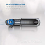 TerraBloom 10" Grow Ventilation Combo - 10" EC Fan and 10"x24" Premium Activated Air Carbon Filter For Large Grow Spaces