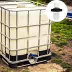 samou IBC Lid Filter 165 mm Straight Ton Barrel Cover with Nylon Washable IBC Tank Lid Filter for mounting on IBC Container Rainwater Tank IBC 1000 Liters DN150