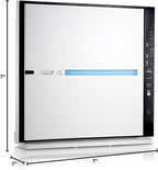 Rabbit Air, MinusA2 Air Purifiers for Home, Ultra Quiet HEPA Air Purifier - Wall Mountable Air Purifiers for Home Large Room, Allergies, Dust, Mold, & Smoke - (SPA-780N, White, Toxin Absorber, WIFI)