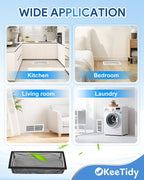 Floor Vent Screen Net, 4" x 10" Air Vent Screen Filter Mesh Catches Toys Snacks Pet Hair and Pet Food, Keeps Bugs Out for Home, 3 Pack