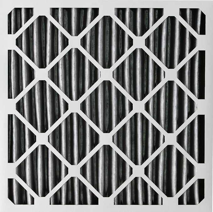 Nordic Pure 20x20x4 (Actual Size: 19 1/2 x 19 1/2 x 3 5/8) Furnace Air Filters MERV 10 Pleated + Carbon 6 Pack