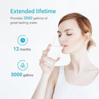 AQUA CREST Replacement Filter for Elkay® 51300C, [No CHIP] Compatible with Elkay® ezH20® and Halsey Taylor® Bottle Filling Stations, NSF/ANSI 42, Reduces Chlorine, Bad Taste & Odor, 2 Packs