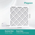 14x14x1 Air Filter MERV 8 AC Furnace Filters MPR 600 (6 Pack) Pleated Air Filters for Air Conditioner HVAC AC Furnace (Exact Dimensions: 13 3/4x13 3/4x3/4 Inches)