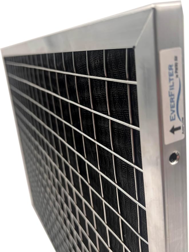 6x10x1 Electro-static Air Filter (1-Ct) AC Furnace Filter, Reusable & Washable 4-Stage Electrostatic Filter for Residential and Commerical HVAC (Actual Size:5.75 x 9.75 x 0.75 Inches)