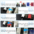 3/4" NPT Heavy Duty Industrial Grade 4 Stage Air Drying System,Coalescing Filter,Particulate Filter,Double Desiccant Dryer and Air Regulator,Manual Drain,For Plasma Cutter and Paint Spray