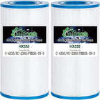 PRB35-in Spa Filter Cartridge Replaces for Unicel C-4335, Filbur FC-2385, R173431, 409-219, 03FIL1300, 17-2482, 25393, 303557, 817-3501, 40353, 35 sq.ft Drop in Hot Tub Filter, 2 Pack