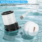 Vacuum Filter Replacement for Shark IP3251 IP3253 IP1255 IP1251 IP1250 PowerDetect Cordless Stick Vacuum, 1 Post-Motor Filter & 3 Pre-Motor Filters for Handheld Vacuum