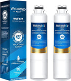 Waterdrop Plus DA29-00020B 𝐍𝐒𝐅 𝟒𝟎𝟏 𝐂𝐞𝐫𝐭𝐢𝐟𝐢𝐞𝐝 Refrigerator Water Filter, Replacement for Samsung® Water Filter DA29-00020B, HAF-CIN, HDX FMS-2, RF28HMEDBSR, 2 Filters (Package May Vary)
