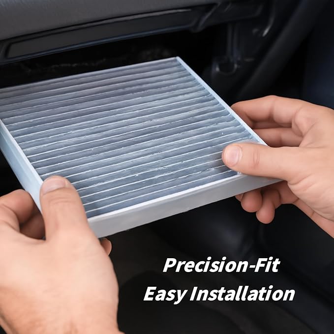 Cabin & Engine Air Filter Kit Replacement for Toyota Tacoma 2005-2023 L4 2.7L, CF10374 CA10163