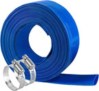 Eastrans 3 inch x 25 FT Pool Backwash Hose,5 inch Width When Pool Hose Lay-Flat, Heavy Duty Discharge Hose, Weather and Burst Resistant, Best Pool Hoses for Inground Pools,Pool Drain Hose