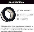 32170979 Air Filter Soberg # 14 A424 Air Intake Filter Element for Ingersoll Rand SS5 2340 T30 2475 Air Compressor - 2 Pack