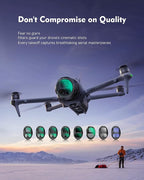 4-Pack Filter Kit for DJI Mavic 4 Pro, Combo of CPL ND8 ND32 ND64 Lens, Polarizer & Neutral Density Filters for Anti-Glare & Exposure Control, Essential Drone Accessories