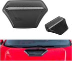 Car Hood Engine Air Outlet Vent Cover Trim Air Flow Intake Cover Trim Compatible For Honda And Civic 2016-2020(Carbon pattern)