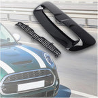 Car Front Air Intake Vent Scoop Car Air Flow Intake Hood Compatible With BMW Compatible With Mini And Cooper R55 R56 R57 R58 R59 2007-2013(Glossy black)