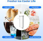 Waterdrop Replacement for GE® Profile Opal Nugget Ice Maker Water Filter, P4INKFILTR, with Ring Pull, NSF 42&372 Certified, BPA-Free, 3 Counts