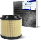 1Pcs Cabin Air Filter & 1Pcs Engine Air Filter Accessories Compatible with Ford Bronco 2026 2025 2024 2023 2022 2021 2.3L 2.7L Engine Cabin Air Filter Automotive Replacement for CF12772&MB3G-9601AA