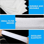 60 Pack Pool Skimmer Socks, Pool Filter Socks for Skimmer Baskets, Ultra-Fine Mesh Skimmer Sock Cleans Debris and Leaves for In-Ground and Above Ground Pools