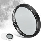 Astromania Telescope Moon Filter 2 inch, Neutral Density Telescope Filter ND96-0.3 with 50% Light Transmission Reduces Moon Glare&Enhances Lunar Crater Detail, Work with Telescope Accepts 2" Eyepiece