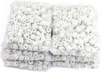 ALEGI Aquarium Premier Bulk Bio Ceramic Rings Filter Media for Fresh Water, Sea Water Fish Tank Canister Filter,Koi Fish Pond Reef Filter (6 lbs)